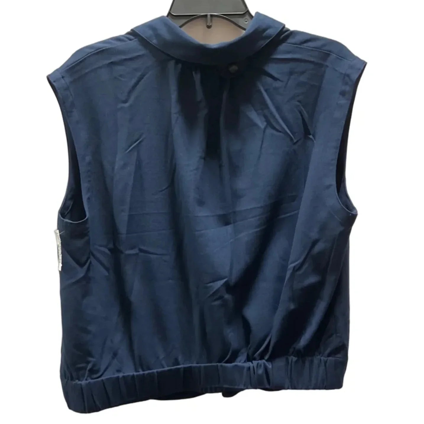 Blouse Sleeveless By Liverpool In Navy, Size: L