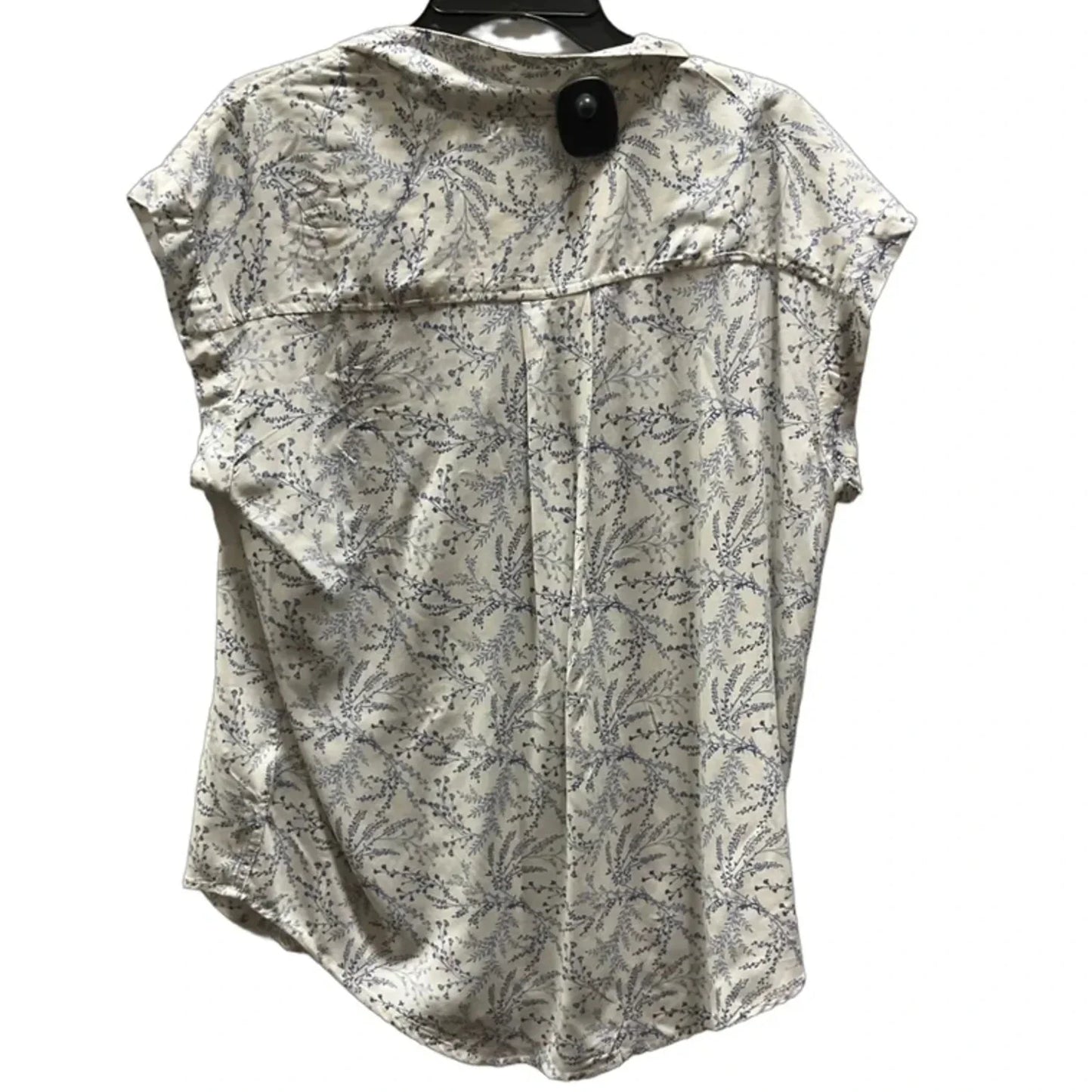 Blouse Sleeveless By Jachs Girlfirend In Blue & White, Size: L