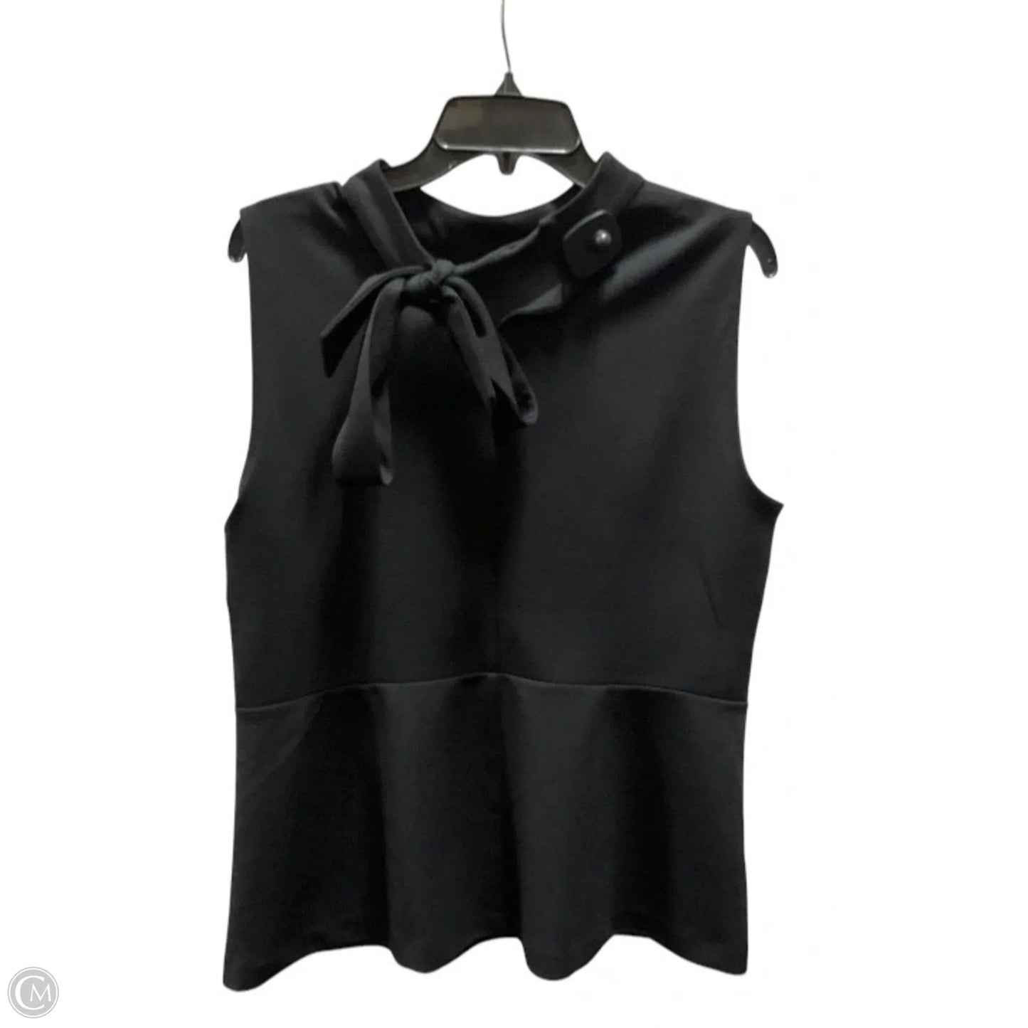 Top Sleeveless By Ann Taylor In Black, Size: L