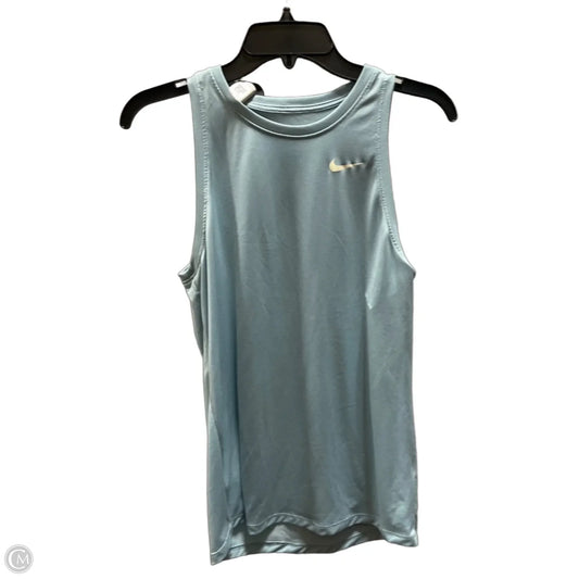 Athletic Tank Top By Nike In Blue, Size: M