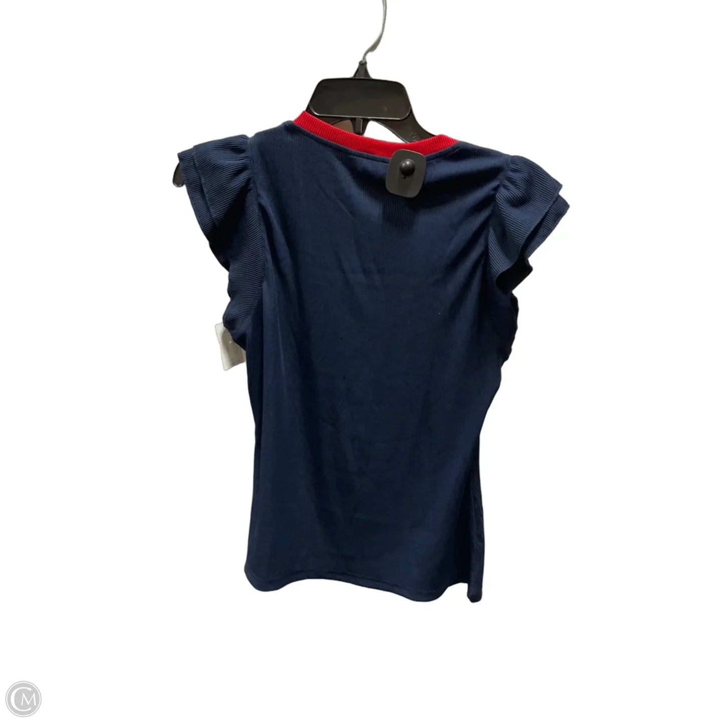 Top Short Sleeve By Prettygarden In Blue & Red, Size: M