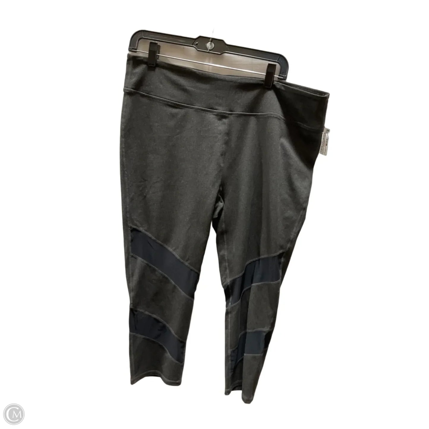 Athletic Leggings By Fabletics In Grey, Size: Xxl