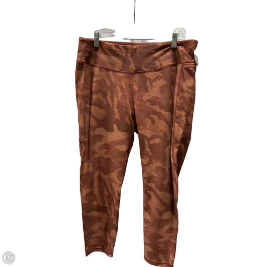 Athletic Leggings By Calia In Orange, Size: Xxl