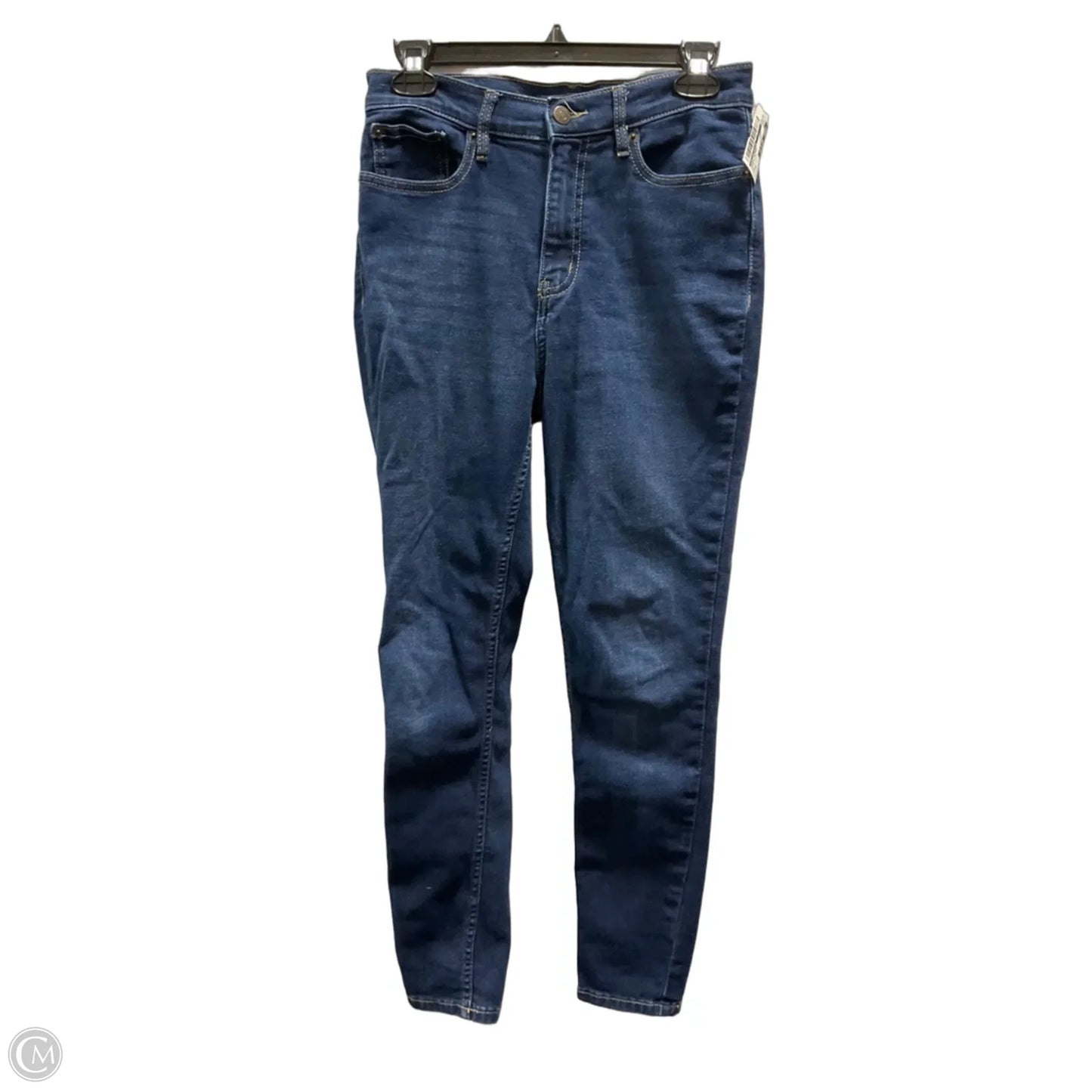 Jeans Skinny By Calvin Klein In Blue Denim, Size: 8