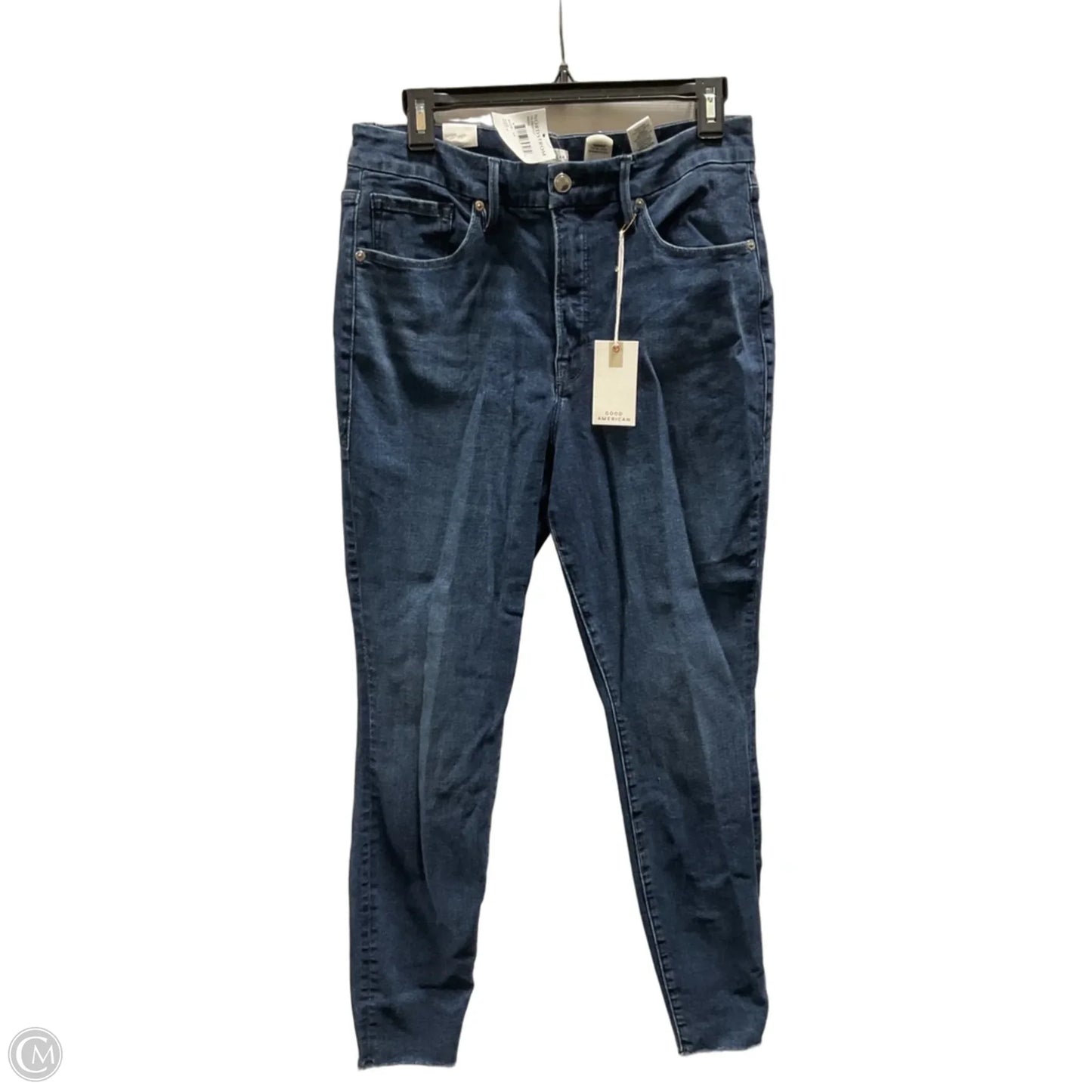 Jeans Skinny By Good American In Blue Denim, Size: 14