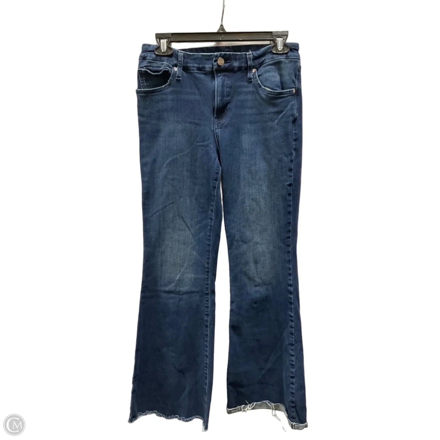 Jeans Flared By Express In Blue Denim, Size: M