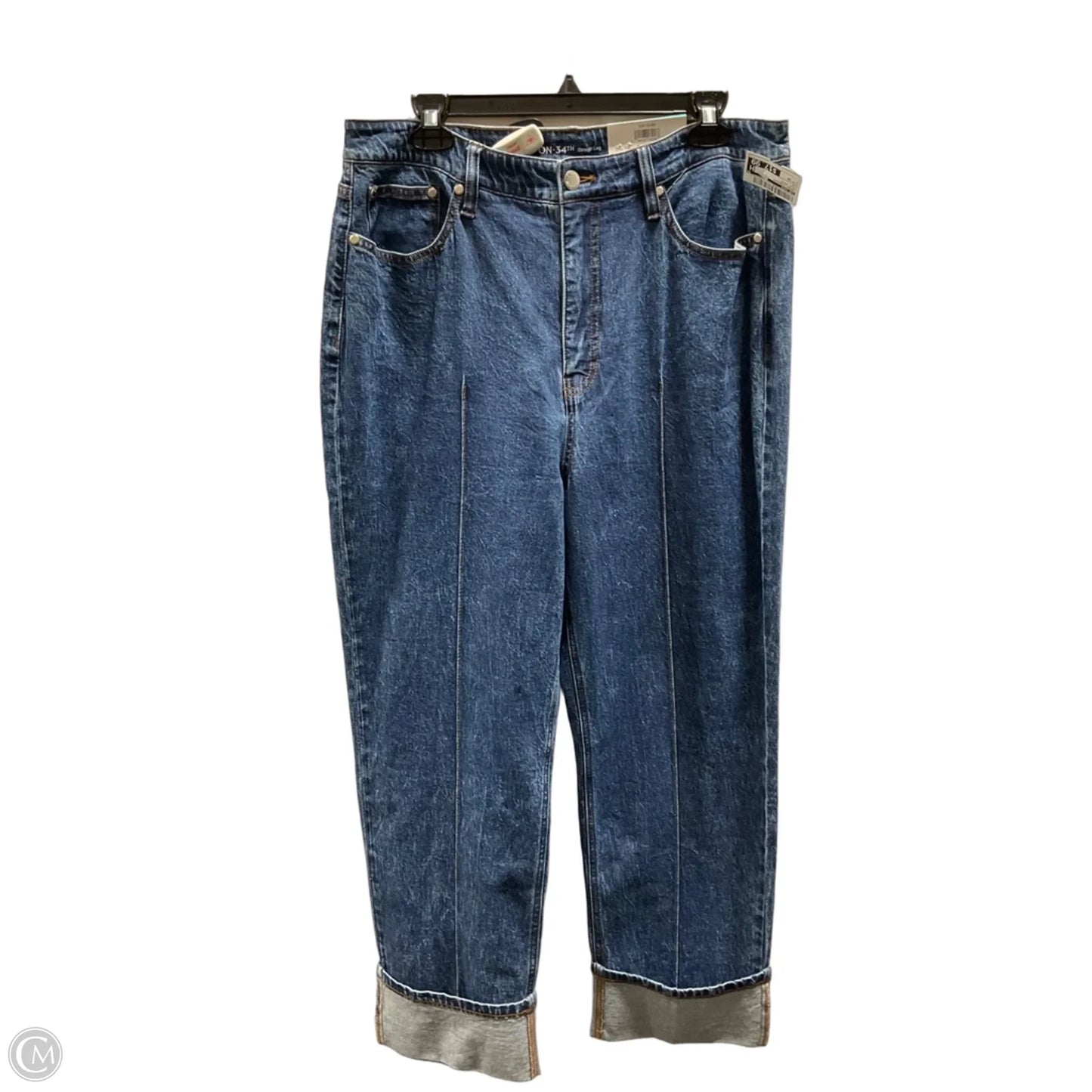 Jeans Straight By On 34th In Blue Denim, Size: 16