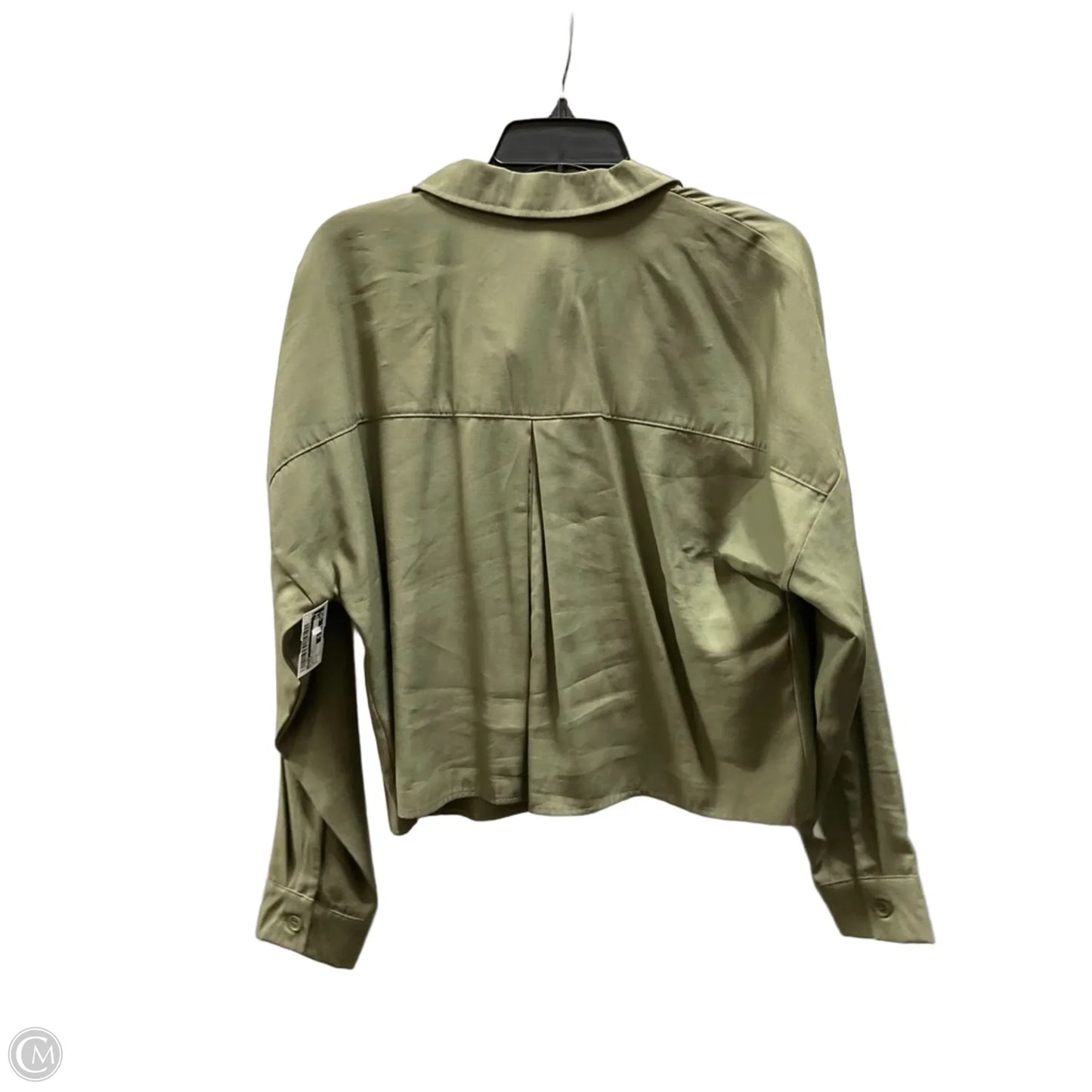 Blouse Long Sleeve By Hyfve In Green, Size: M