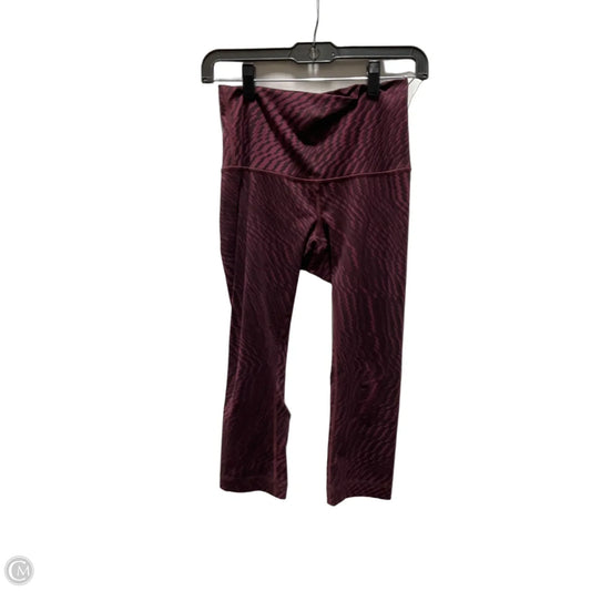 Athletic Pants By Lululemon In Red, Size: 6