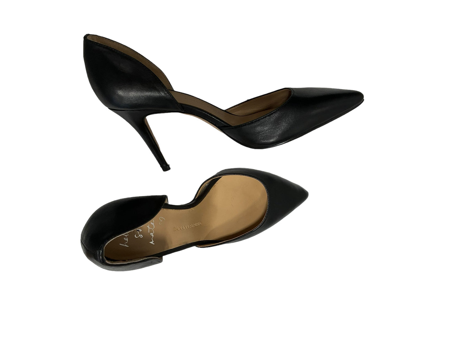 Black Shoes Heels Stiletto Banana Republic, Size 7
