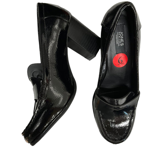 Black Shoes Heels Block Jones New York, Size 6