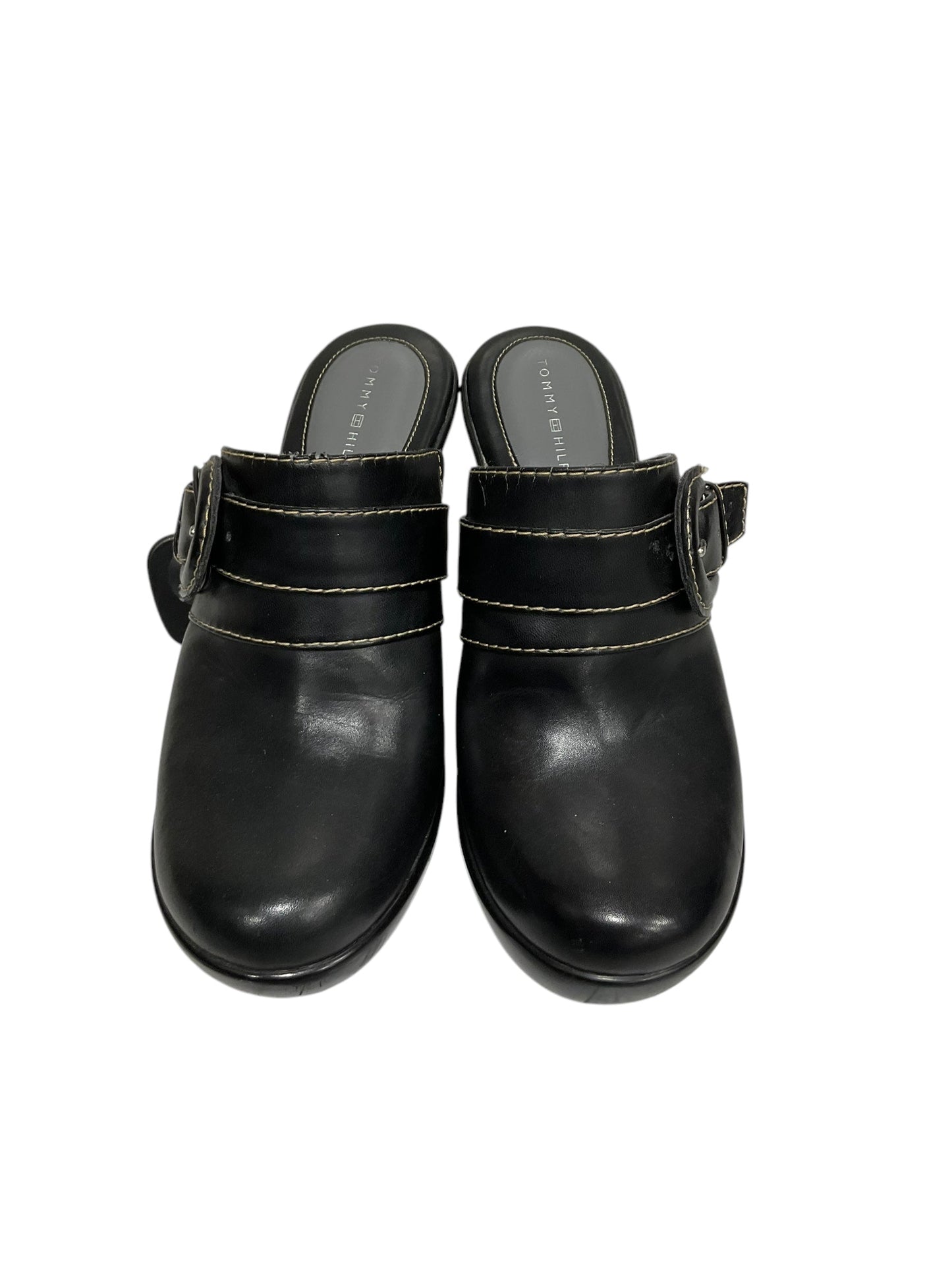 Shoes Heels Block By Tommy Hilfiger In Black, Size: 9