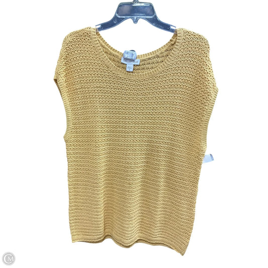 Sweater By Coldwater Creek In Yellow, Size: 1x