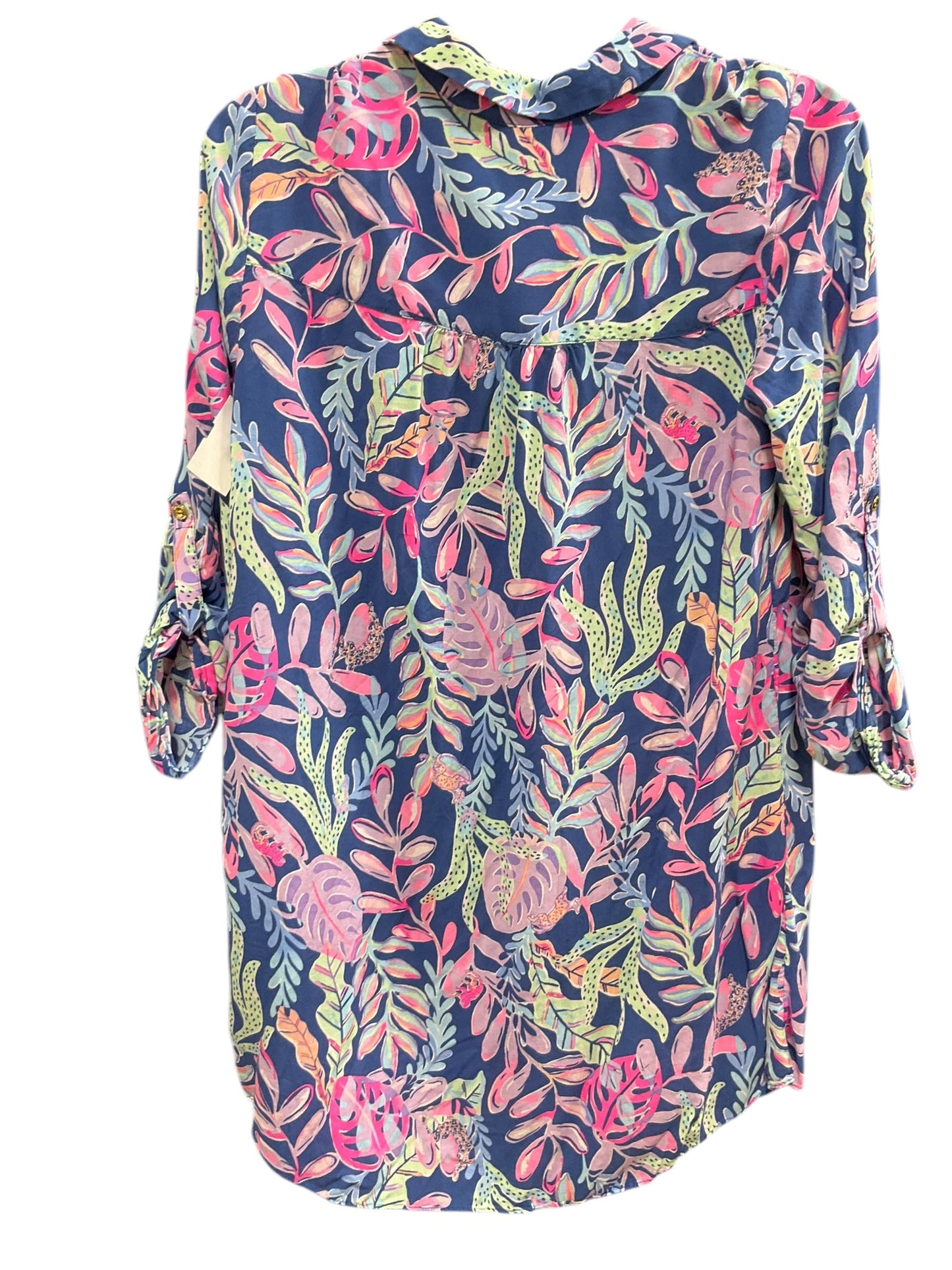 Tunic Designer By Lilly Pulitzer In Floral Print, Size: S