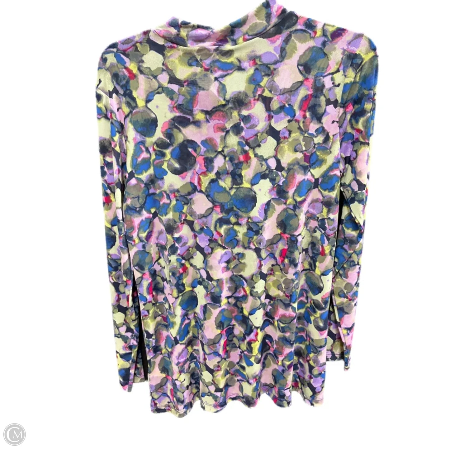 Top Long Sleeve By Logo In Floral Print, Size: S
