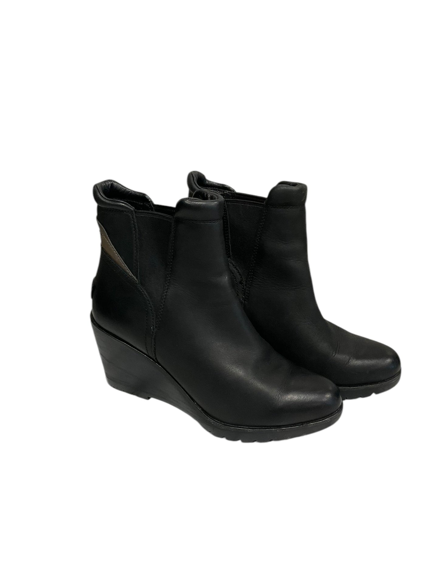 Boots Ankle Heels By Sorel In Black, Size: 9