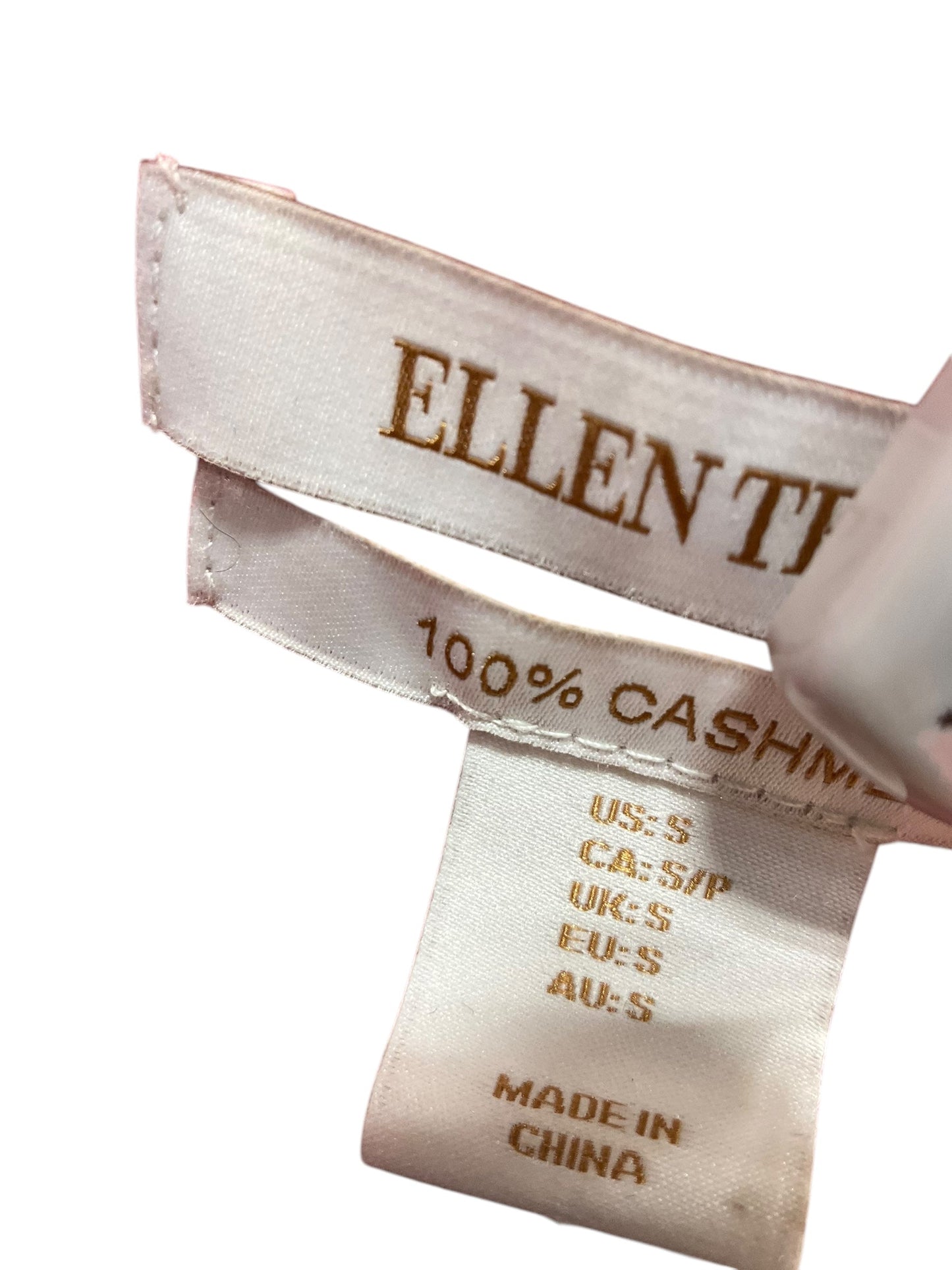 Sweater Cashmere By Ellen Tracy In Pink, Size: S