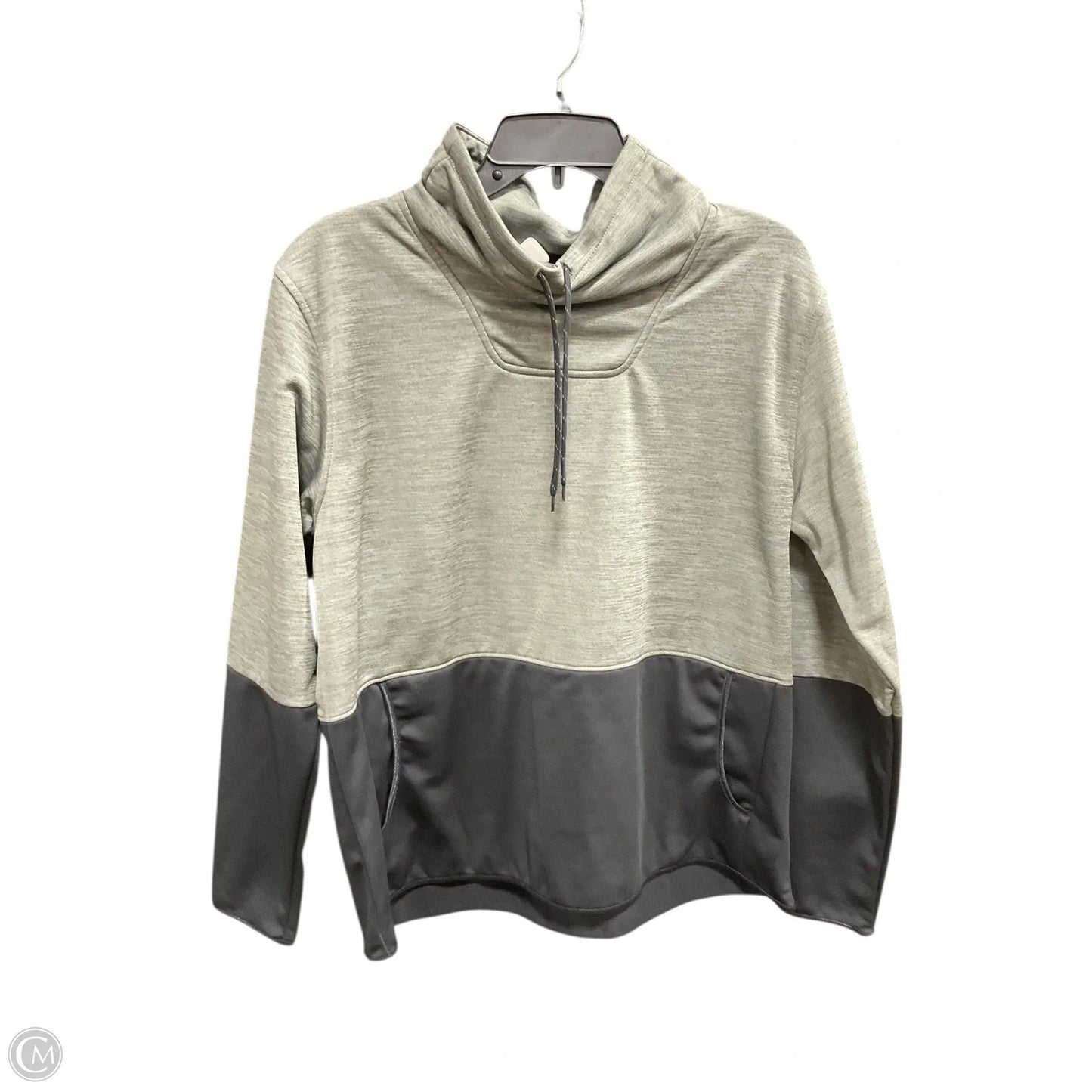 Athletic Sweatshirt Collar By Columbia In Black & Green, Size: Xl