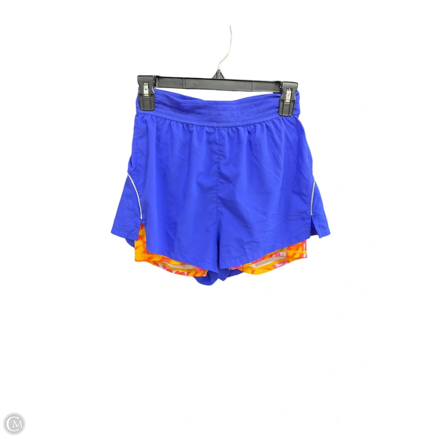 Athletic Shorts By Fabletics In Blue & Orange, Size: Xs
