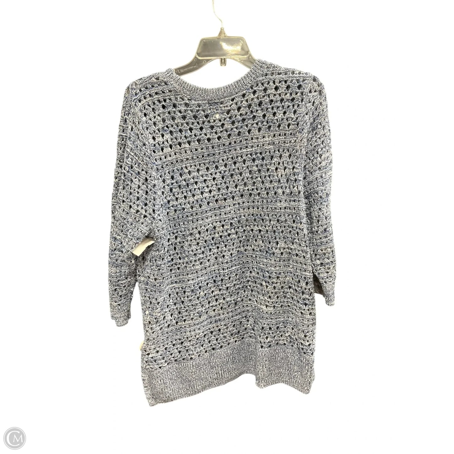 Sweater By Croft And Barrow In Blue, Size: 1x