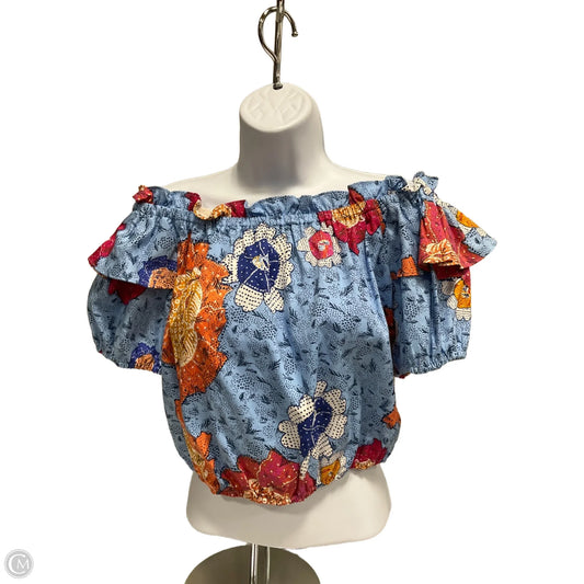 Top Short Sleeve By Inc In Floral Print, Size: M
