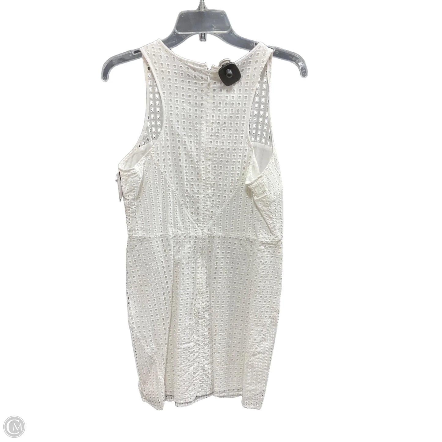 Dress Casual Midi By Banana Republic In Cream, Size: M