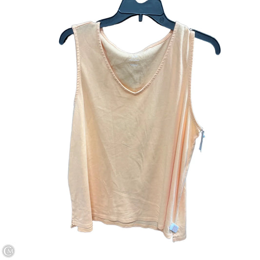 Top Sleeveless By J. Jill In Orange, Size: L