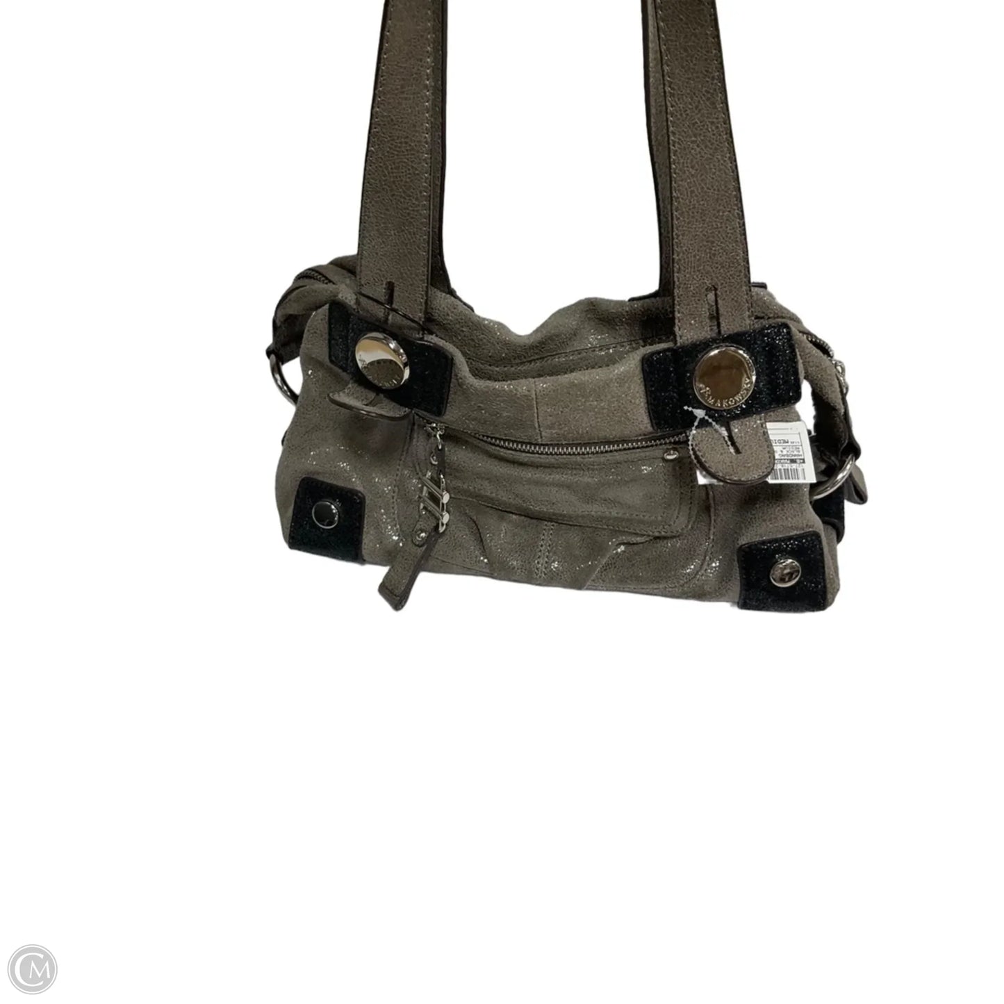 Handbag Leather By B. Makowsky, Size: Medium