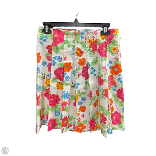 Skirt Midi By Tommy Hilfiger In Floral Print, Size: 0