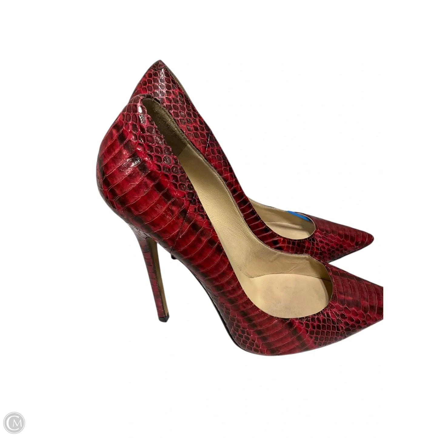Shoes Luxury Designer By Jimmy Choo In Snakeskin Print, Size: 8