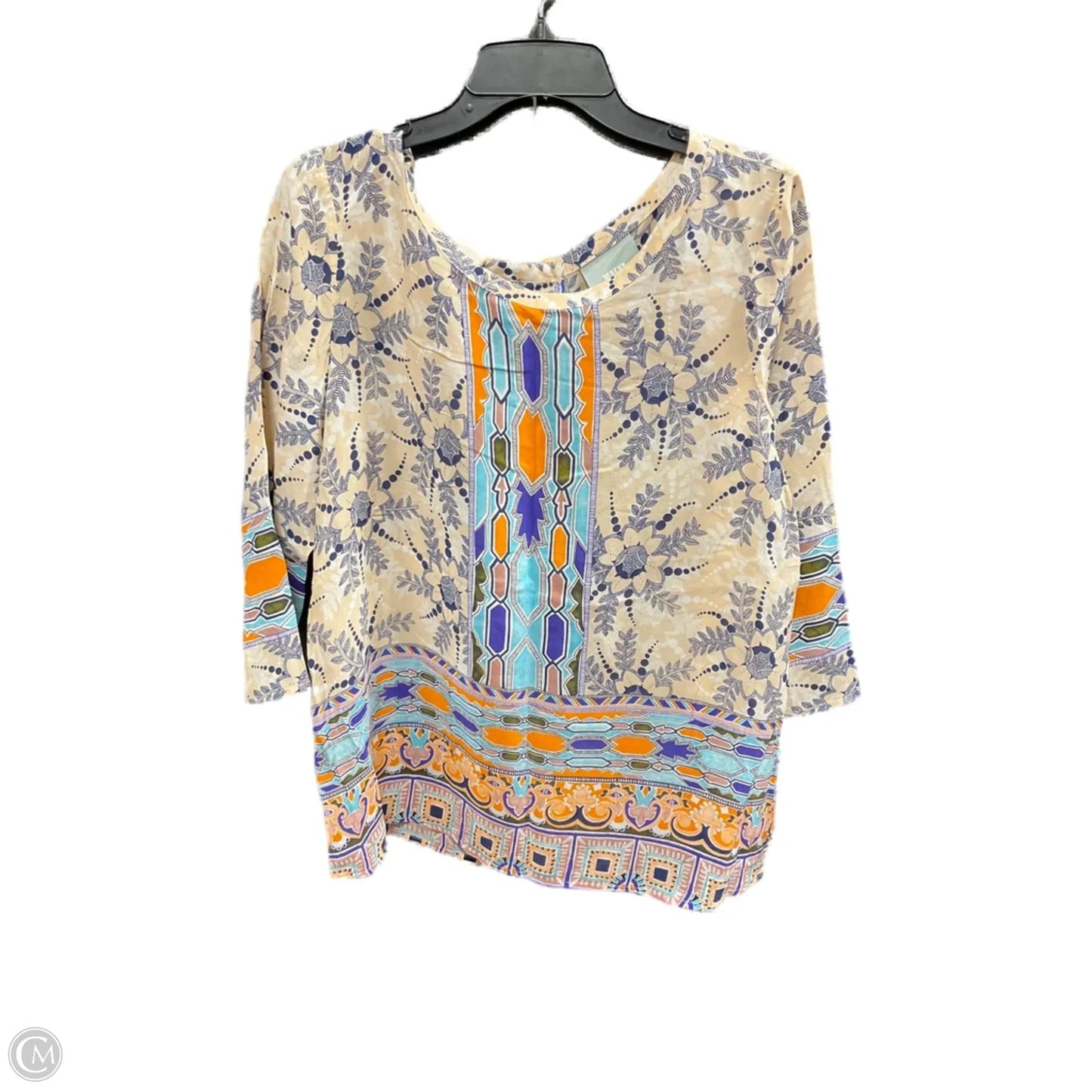 Top Long Sleeve By Maeve In Multi-colored, Size: 10