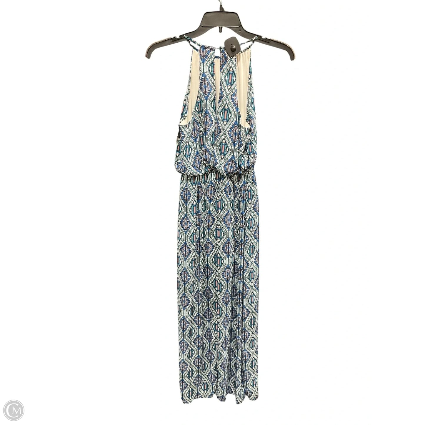 Dress Casual Maxi By One Clothing In Blue & Green, Size: Xs