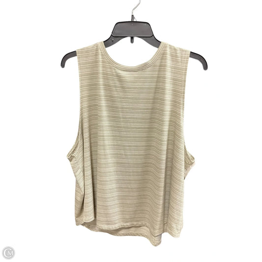 Athletic Tank Top By Athleta In Green, Size: 1x