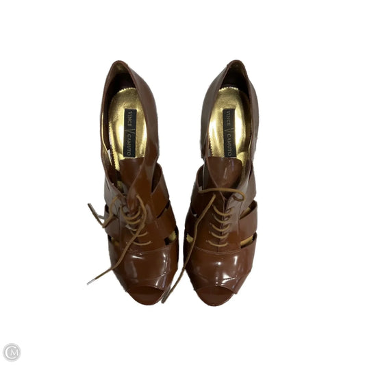 Shoes Heels Block By Vince Camuto In Brown, Size: 9.5