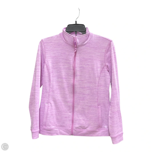 Athletic Jacket By Talbots In Purple, Size: Xs