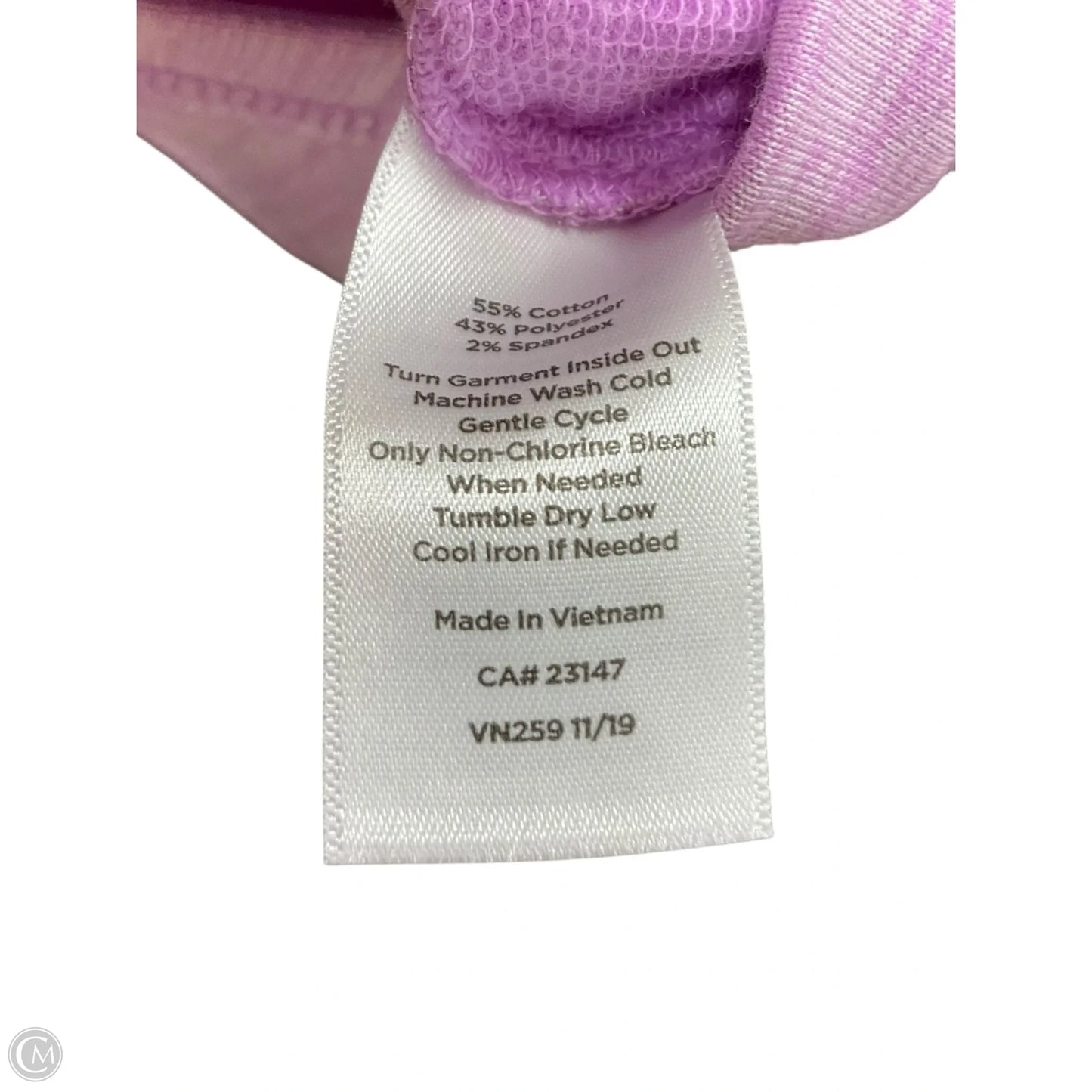 Athletic Jacket By Talbots In Purple, Size: Xs