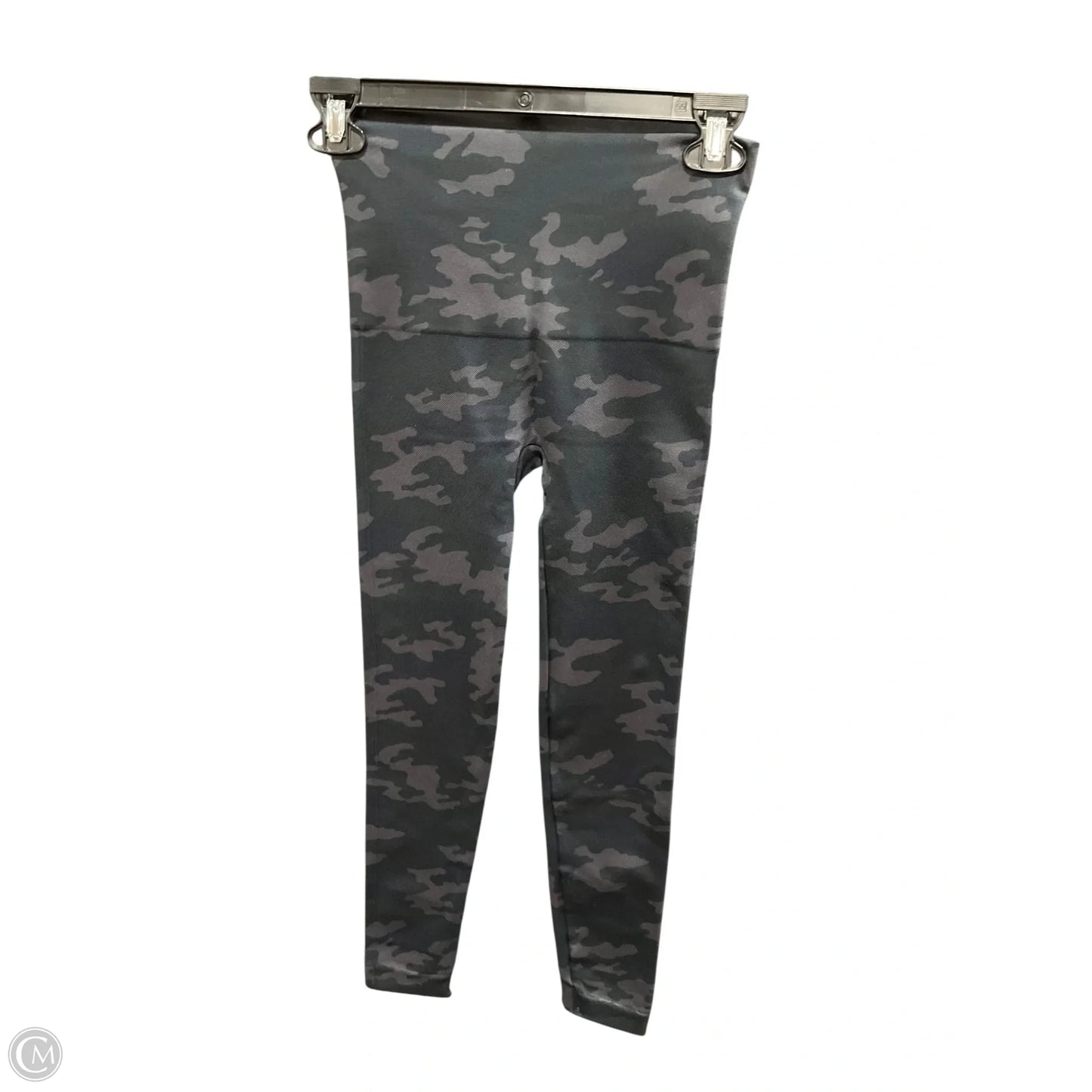 Athletic Leggings By Spanx In Grey, Size: S