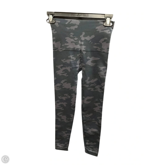 Athletic Leggings By Spanx In Grey, Size: S