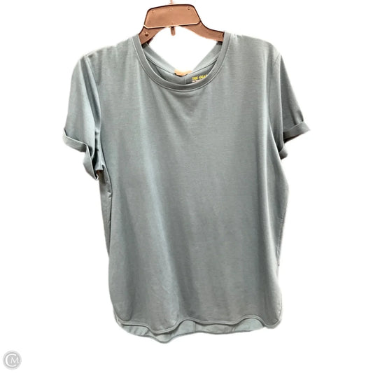 Athletic Top Short Sleeve By Tek Gear In Teal, Size: L