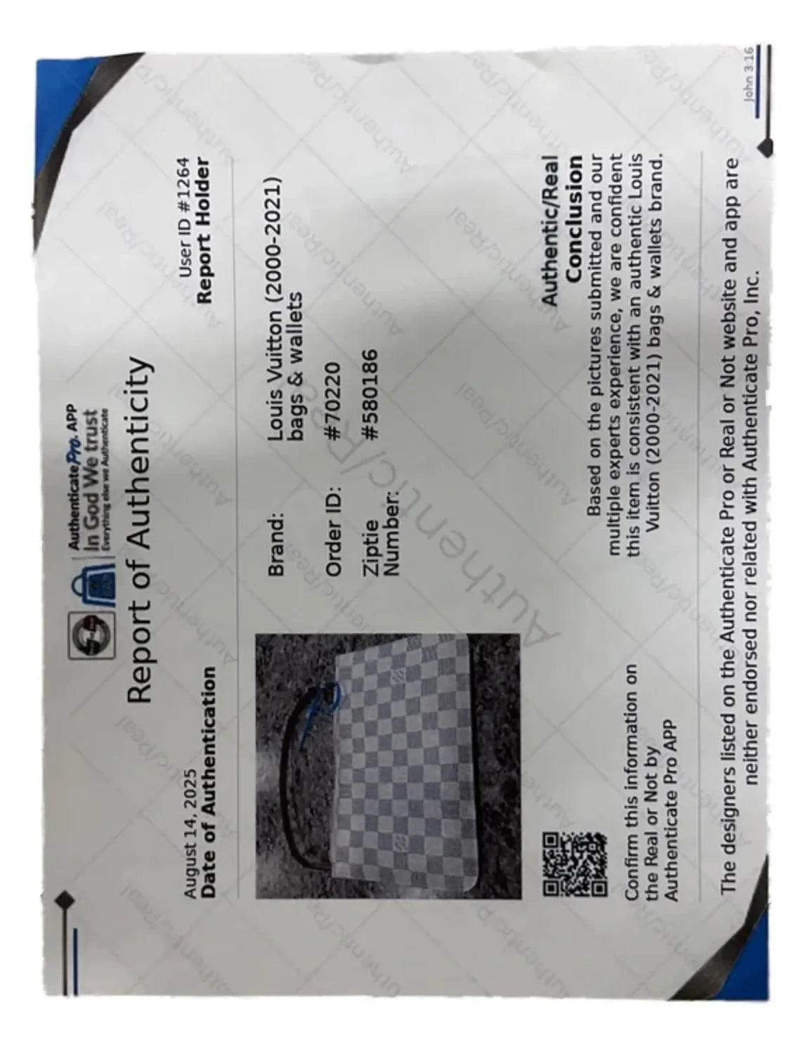 Wristlet Luxury Designer By Louis Vuitton, Size: Medium