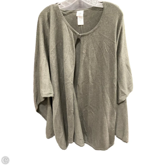Poncho By Cabi In Green, Size: Osfm
