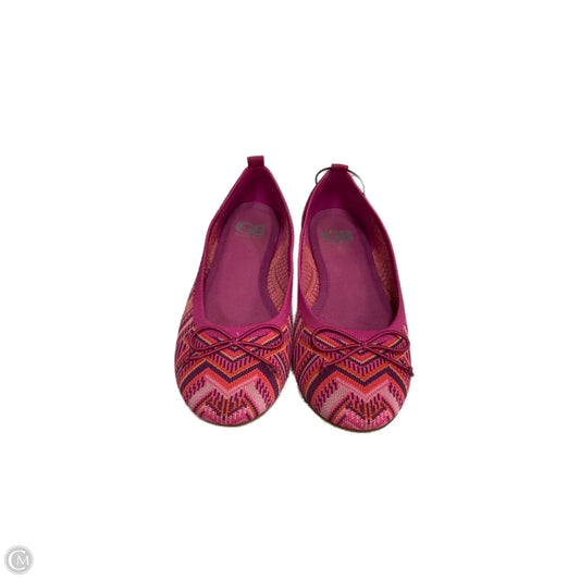 Shoes Flats By Gianni Bini In Orange & Pink, Size: 8.5