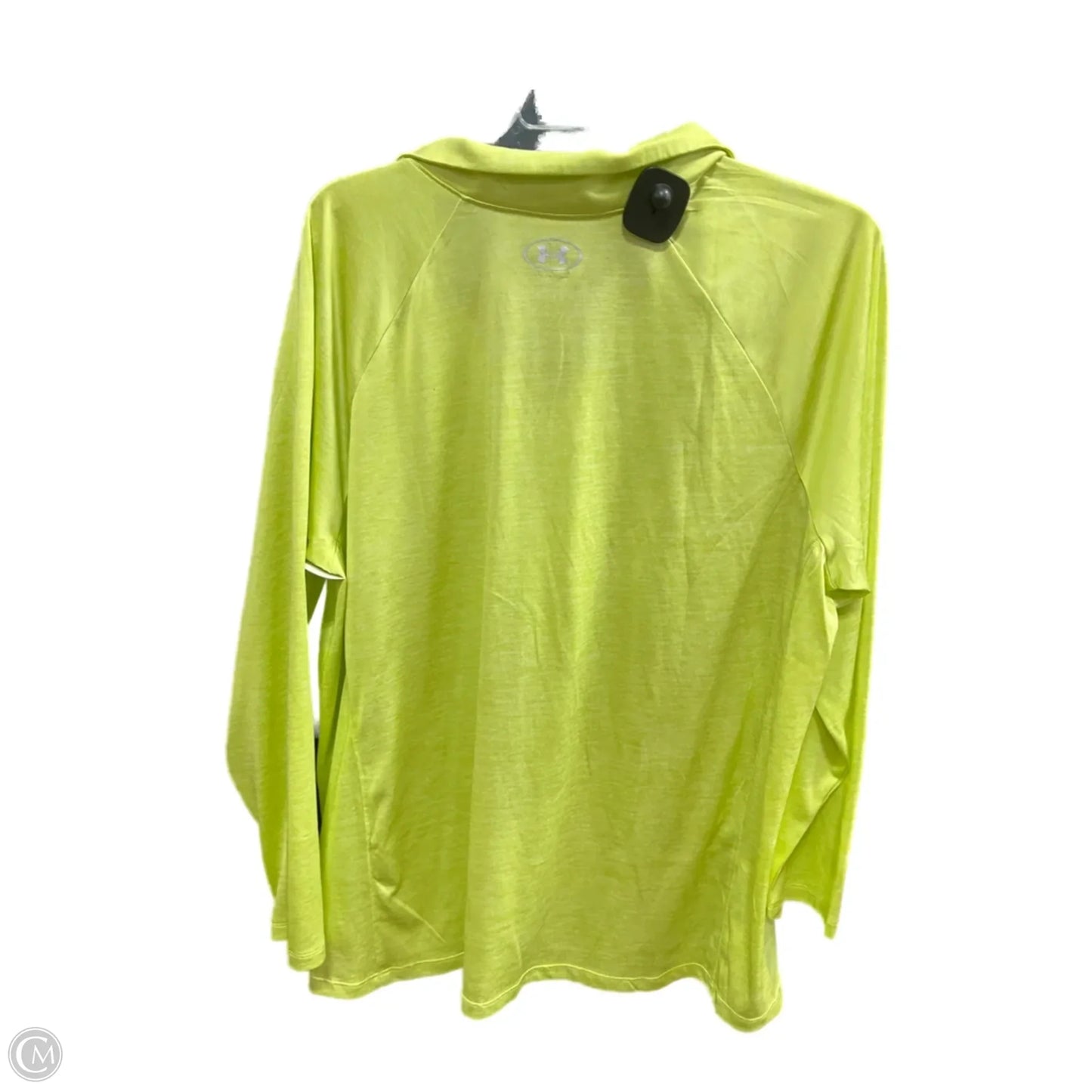 Athletic Jacket By Under Armour In Green, Size: 1x