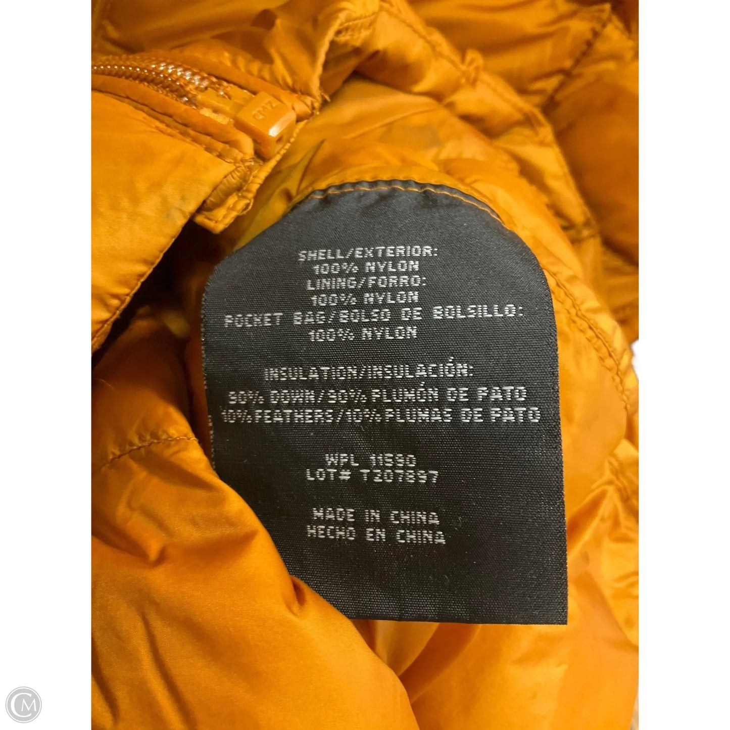 Coat Puffer & Quilted By 32 Degrees In Orange, Size: Xs