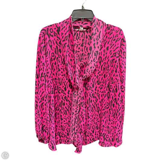 Top Short Sleeve By Bar Iii In Pink, Size: 2x