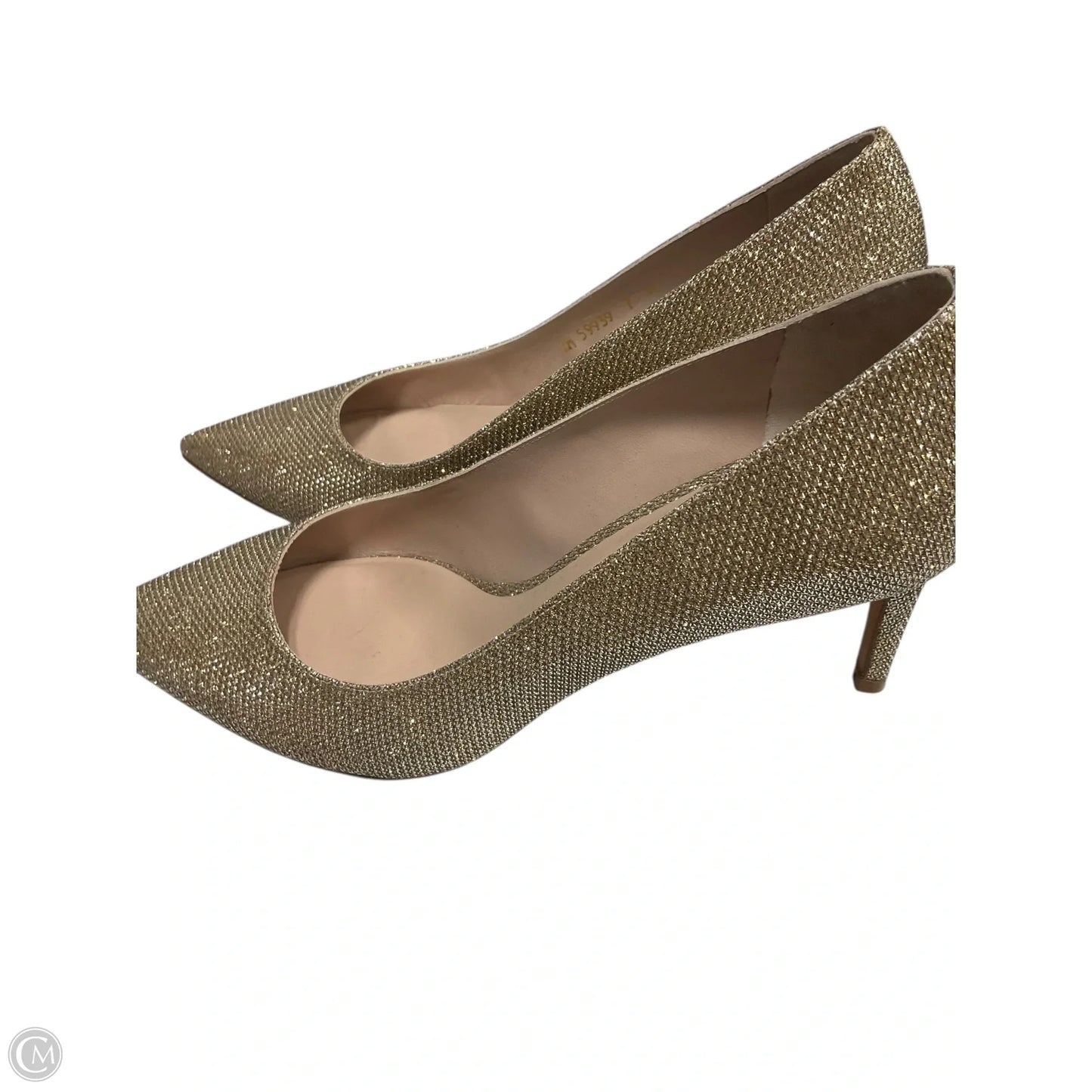 Shoes Designer By Stuart Weitzman In Gold, Size: 7