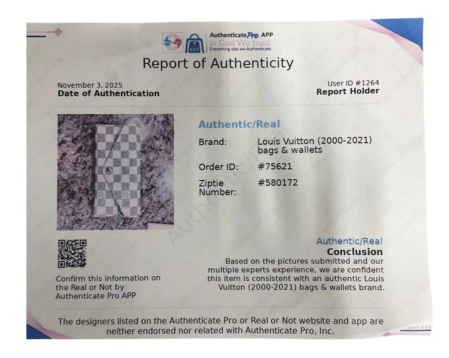 Wallet Luxury Designer By Louis Vuitton, Size: Large