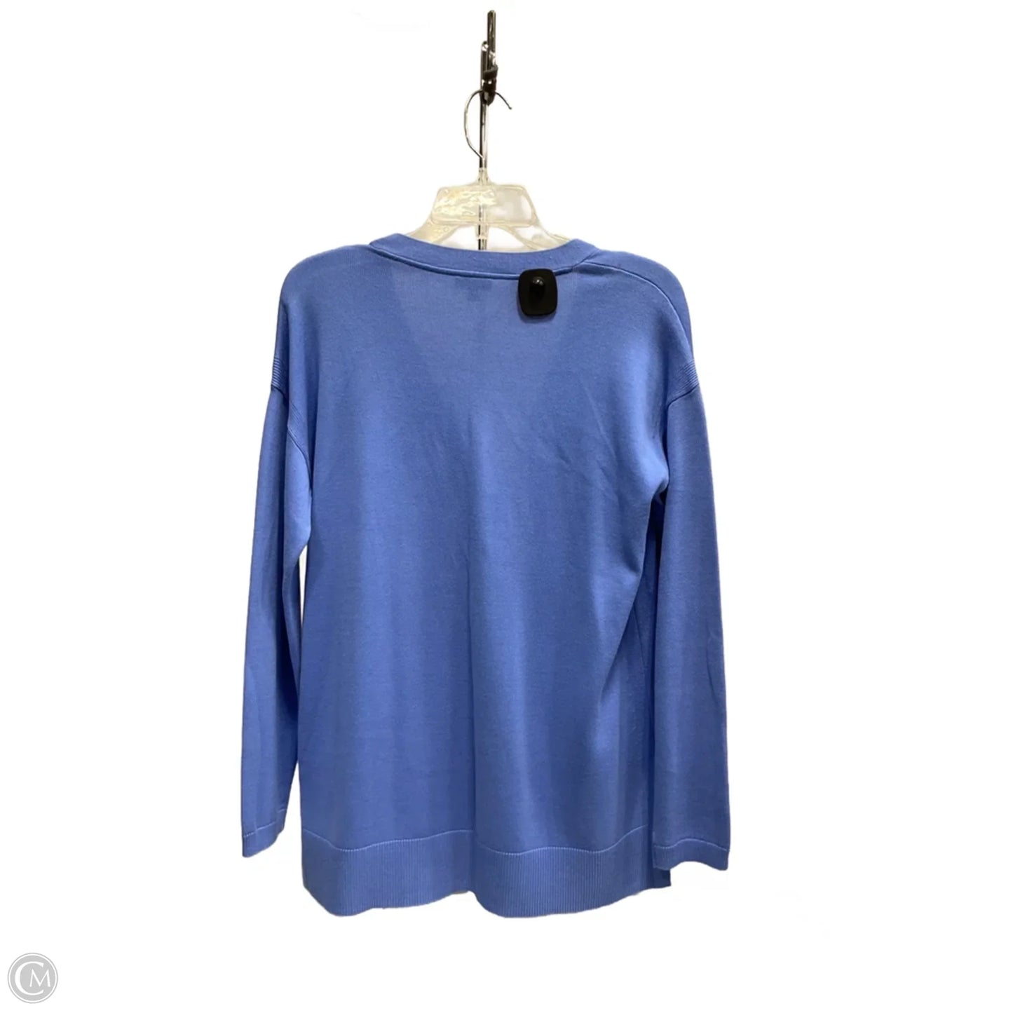 Sweater Cardigan By Talbots In Blue, Size: M