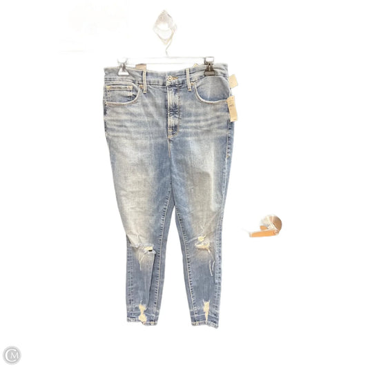 Jeans Cropped By Good American In Blue, Size: 14