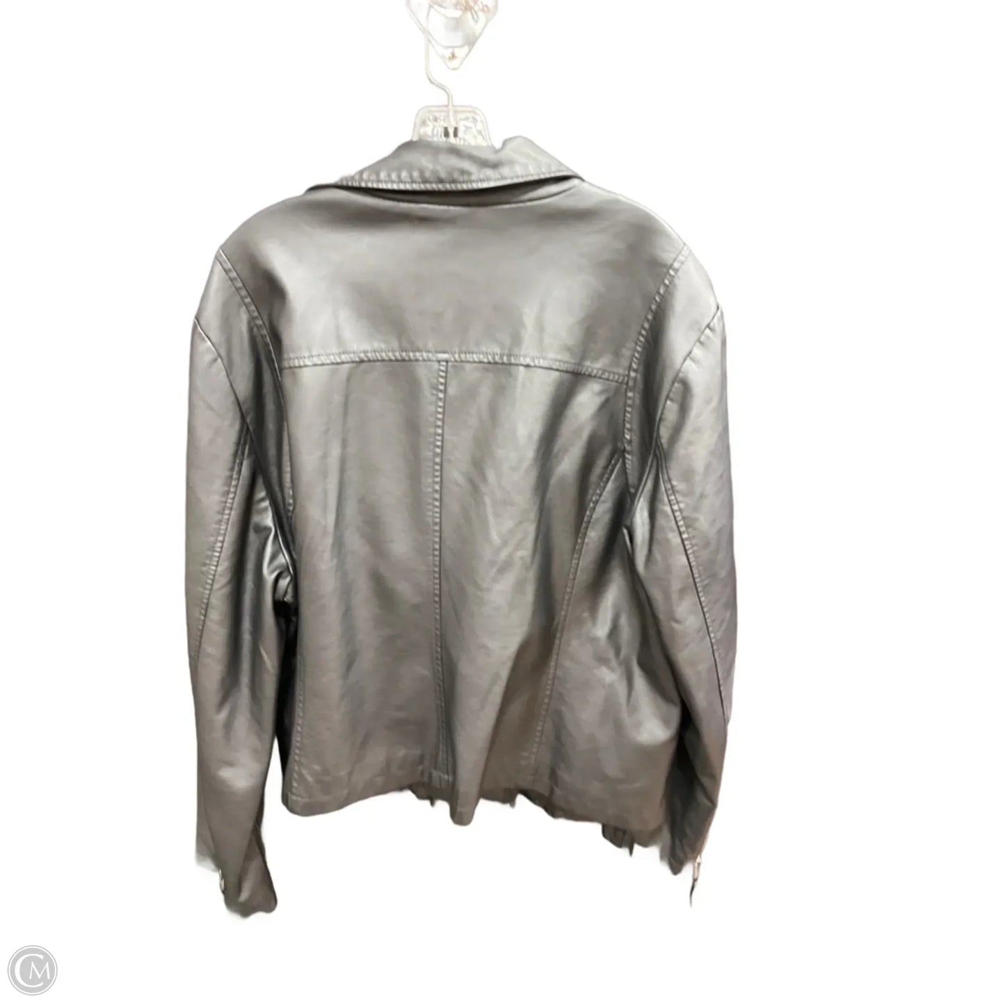 Jacket Moto By Max Studio In Black, Size: 2x